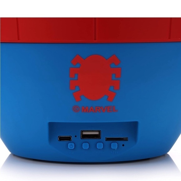 Bigger Bitty Boomers Marvel Spider-Man Bluetooth Speaker lightweight portable - Picture 7 of 9